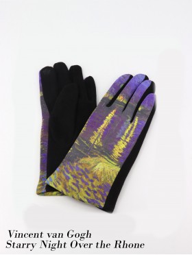 Oil Painting Design Touch Screen Glove